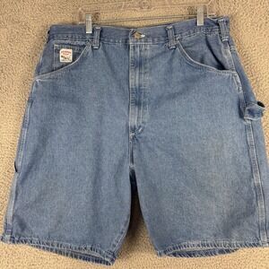 Pointer Brand Carpenter Shorts Mens 40 Denim Workwear Made in USA 36x9